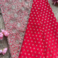 Red Designer Saree with Heavy Silver Zari Embroidery & Buti Work