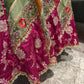 Multi-Colour Silk Carnival Lehenga