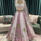 Blush Pink Embroidered Designer Lehenga Set