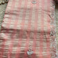 Peach Designer Saree with Embellished Border & Sequin Detailing