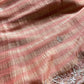 Peach Designer Saree with Embellished Border & Sequin Detailing