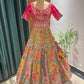 Floral Embroidered Designer Lehenga Set with Net Dupatta