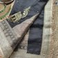 Black Gajanand Maharani Saree With Embroidery and Golden Border