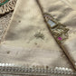 Golden Gajanand Maharani Saree With Embroidery and Golden Border