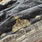 Black Gajraj Maharani Saree with Royal Embroidery Heavy Border