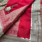 Nandi Maharani Designer Saree with Zari Border & Sequin Work