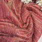 Elegant Rust Designer Saree with Heavy Sequin & Pearl Embroidery