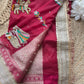 Swayamvar Maharani Saree With Heavy Golden Border