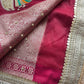 Swayamvar Maharani Saree With Heavy Golden Border