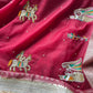 Swayamvar Maharani Saree With Heavy Golden Border