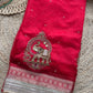 Rani Gajanand Maharani Saree With Embroidery and Golden Border