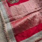 Rani Gajanand Maharani Saree With Embroidery and Golden Border