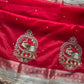 Rani Gajanand Maharani Saree With Embroidery and Golden Border