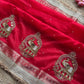 Rani Gajanand Maharani Saree With Embroidery and Golden Border