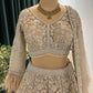Champagne Gold Heavy Embroidered Designer Lehenga Set
