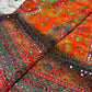 Multicolor Designer Saree with Mirror Work & Heavy Embroidered Blouse