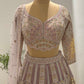 Pink Color Lehenga with Sequins & American Diamond Work