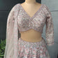 Pink Colour Lehenga with Resham and Sequins Work