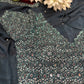 Pastel Teal Saree with Heavy Sequin & Mirror Work Designer Blouse