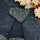 Pastel Teal Saree with Heavy Sequin & Mirror Work Designer Blouse