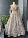 Golden Brown Colour Lehenga with American Diamond Work