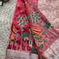 Krishan Leela aree with Peacock Embroidery and Heavy Golden Border