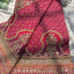 Royal Pink Designer Saree with Heavy Embroidery & Mirror Work Blouse