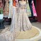 Heavy Embroidered Lehenga with Floral & Peacock Motifs