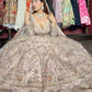 Heavy Embroidered Lehenga with Floral & Peacock Motifs