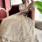 Grand Off-White Colour Lehenga with Sequins & Cutdana Work