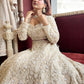 Grand Off-White Colour Lehenga with Sequins & Cutdana Work