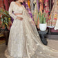 Grand Off-White Colour Lehenga with Sequins & Cutdana Work