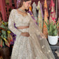 Grand Off-White Colour Lehenga with Sequins & Cutdana Work