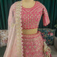 Rani Colour Designer Lehenga with Miror & American Diamond Work