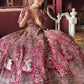 Wine Red Heavy Zari Embroidered Bridal Lehenga with Net Dupatta