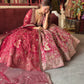 Wine Red Heavy Zari Embroidered Bridal Lehenga with Net Dupatta