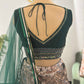 Emerald Green Fish Cut Designer Inspired Lehenga