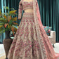 Regal Rose Pink Bridal Lehenga with Handcrafted Zari & Sequins