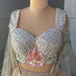 Ivory Embroidered Floral Designer Lehenga Set