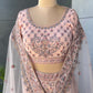 Georgette Designer Lehenga with Multi Resham Work