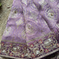 Banarasi Designer Saree with Elephant Motif and Embroidered Border