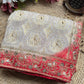 Banarasi Designer Saree with Elephant Motif and Embroidered Border