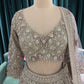 Zari Designer Lehenga with Dupatta and Intricate Sequins Work