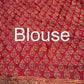 Traditional Red Bandhani Printed Saree with Ethnic Motifs Work Border