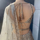 Golden Color Lehenga with Pearl & Sequins Work