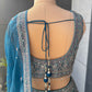 Multi-Colour Lehenga with American Diamond & Multi Resham Work