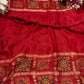 Classic Red Printed Saree with Ethnic Motifs Border