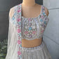Off-White Colour Lehenga with Zari Sequins & Resham Work