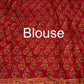 Classic Red Printed Saree with Ethnic Motifs Border