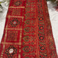 Traditional Red Ethnic Printed Saree with Paisley Motifs